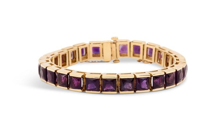 Amethyst bracelet