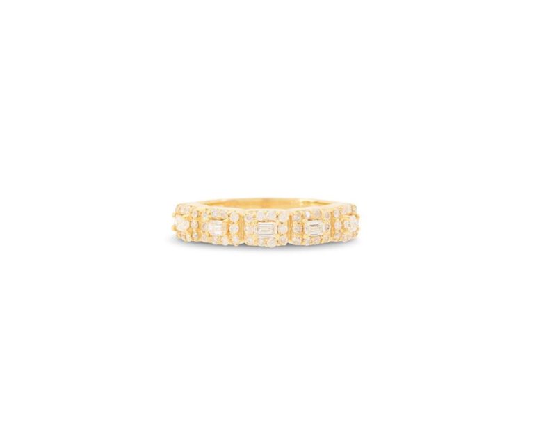 14k gold diamond ring
