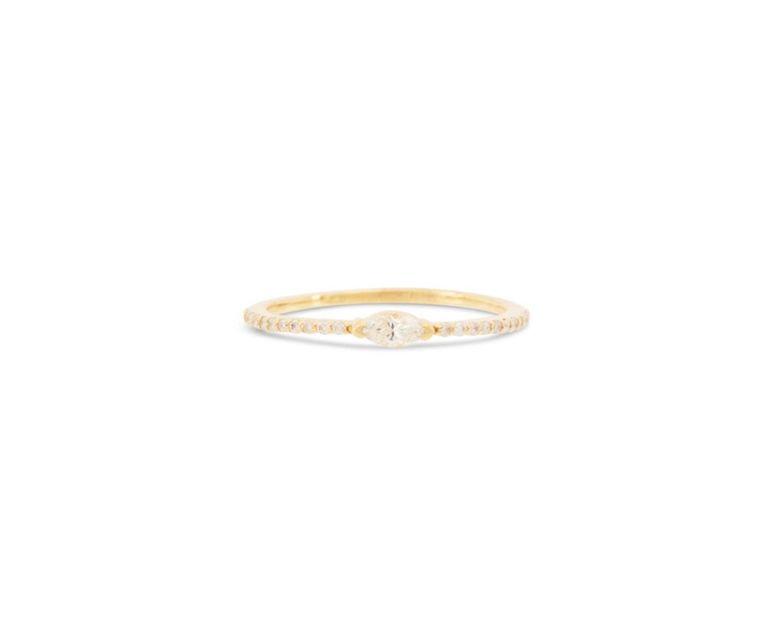14k gold diamond ring