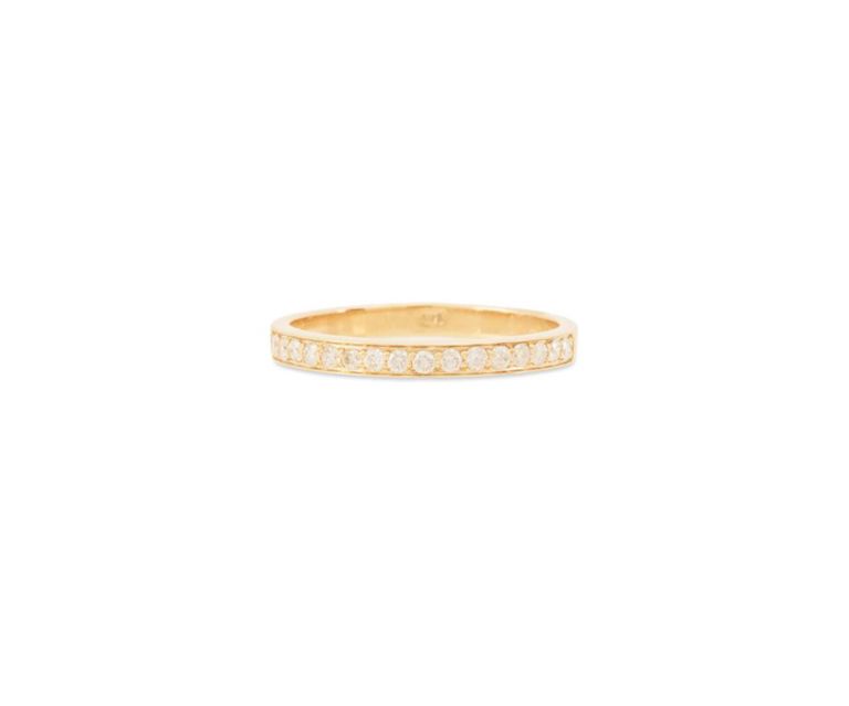 14k gold diamond band