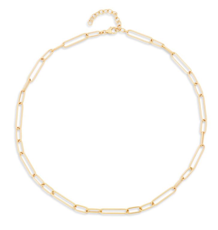 Gold chain necklace