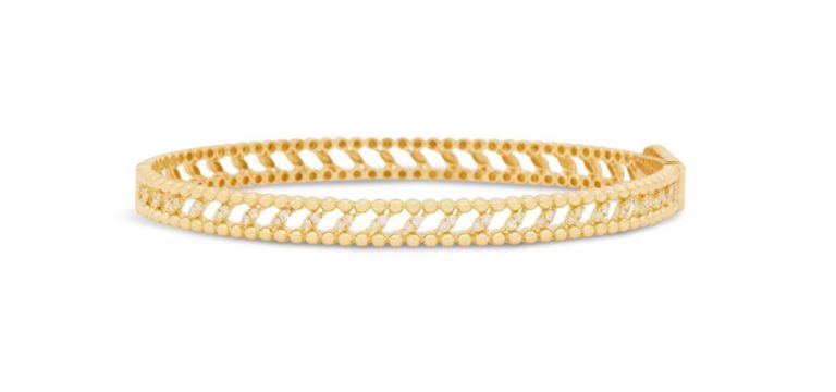 Diamond bangle bracelet
