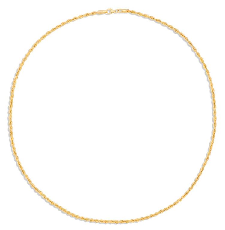 Gold rope chain
