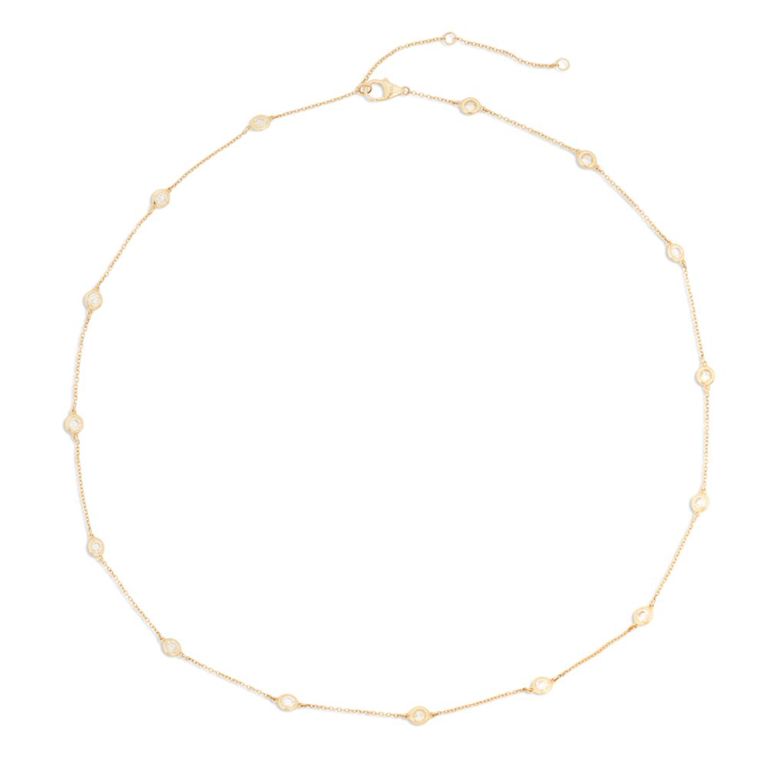 Diamonds-by-the-yard necklace