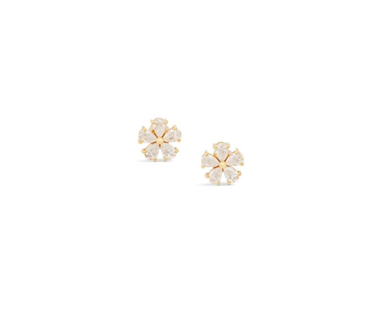 Pair of diamond earrings