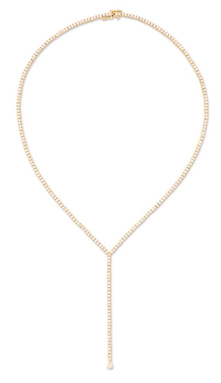 Diamond "Y" necklace