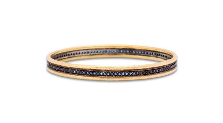 Sapphire bangle bracelet