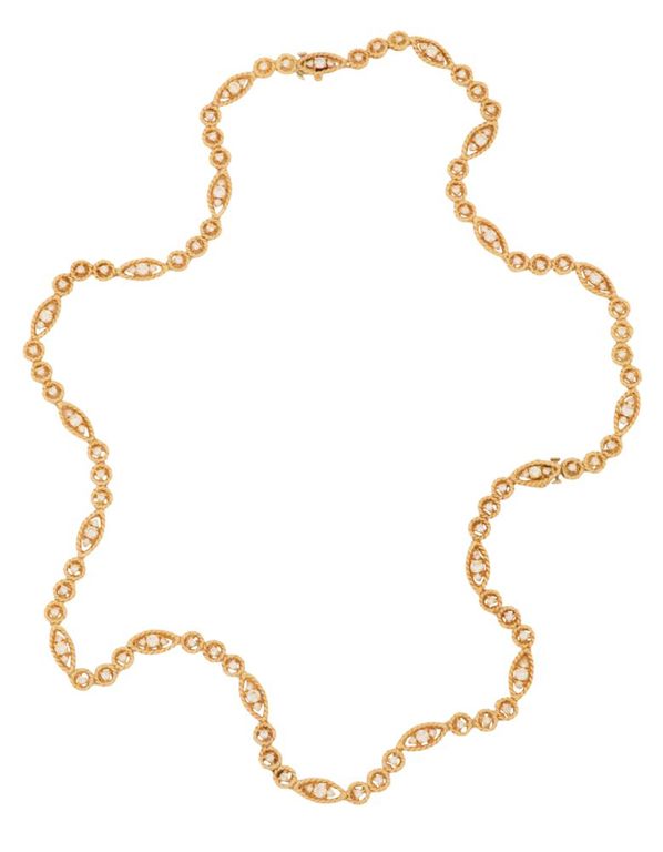 Convertible diamond Van Cleef & Arpels necklace/bracelet