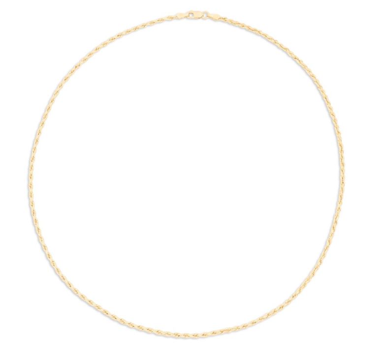 14k gold rope chain