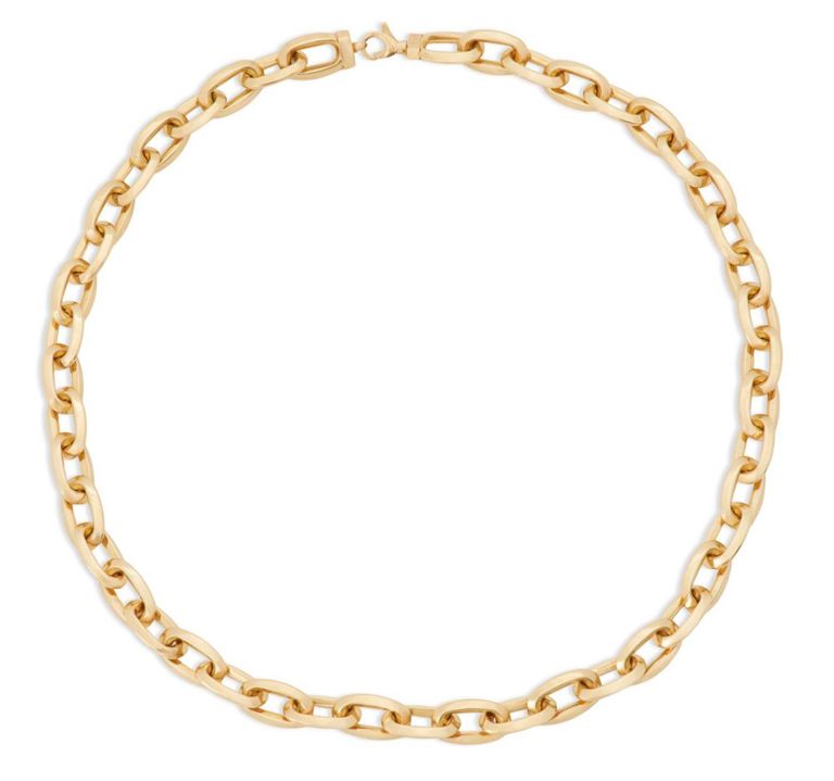 14k large gold chain necklace
