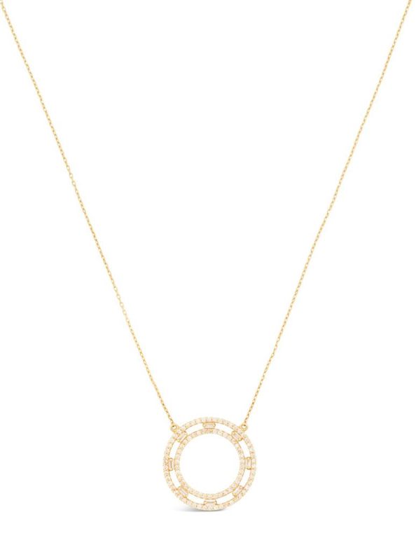 Diamond pendant necklace