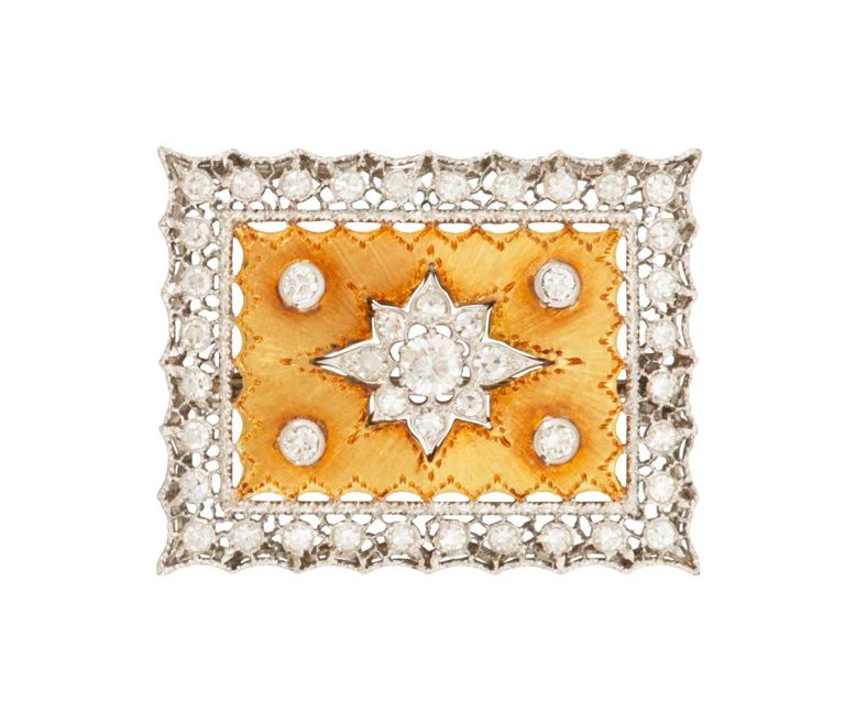 M. Buccellati diamond brooch