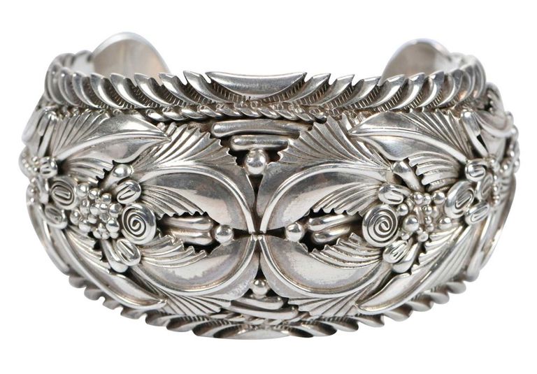 Navajo sterling silver cuff bracelet
