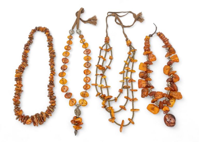 Amber necklaces