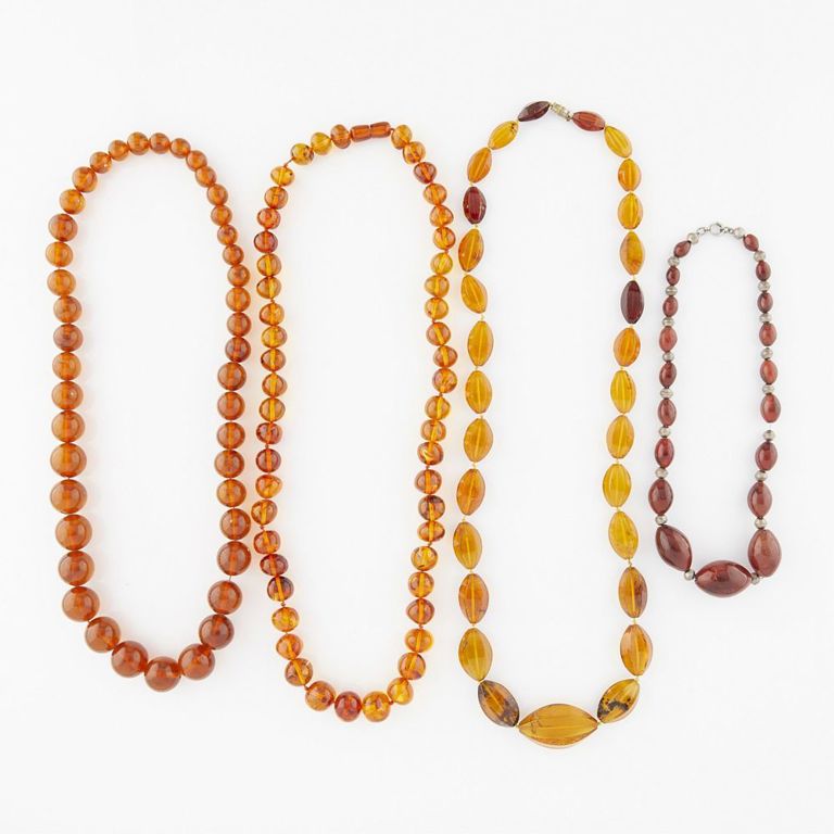 Group of necklaces