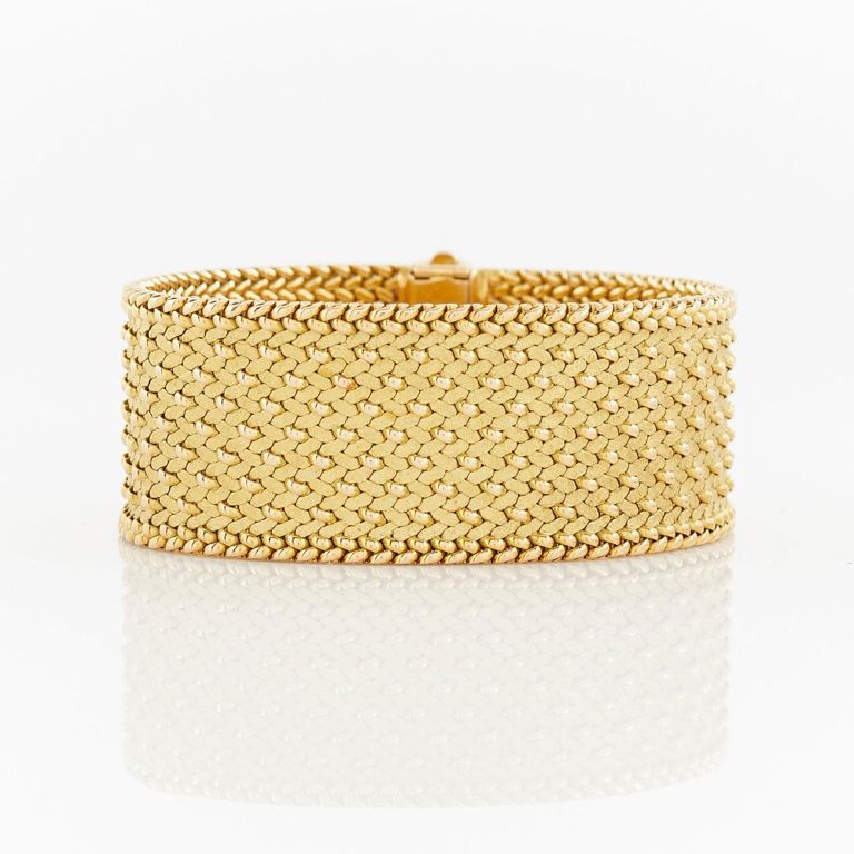 Georges L'Enfant 18k Gold Woven Bracelet