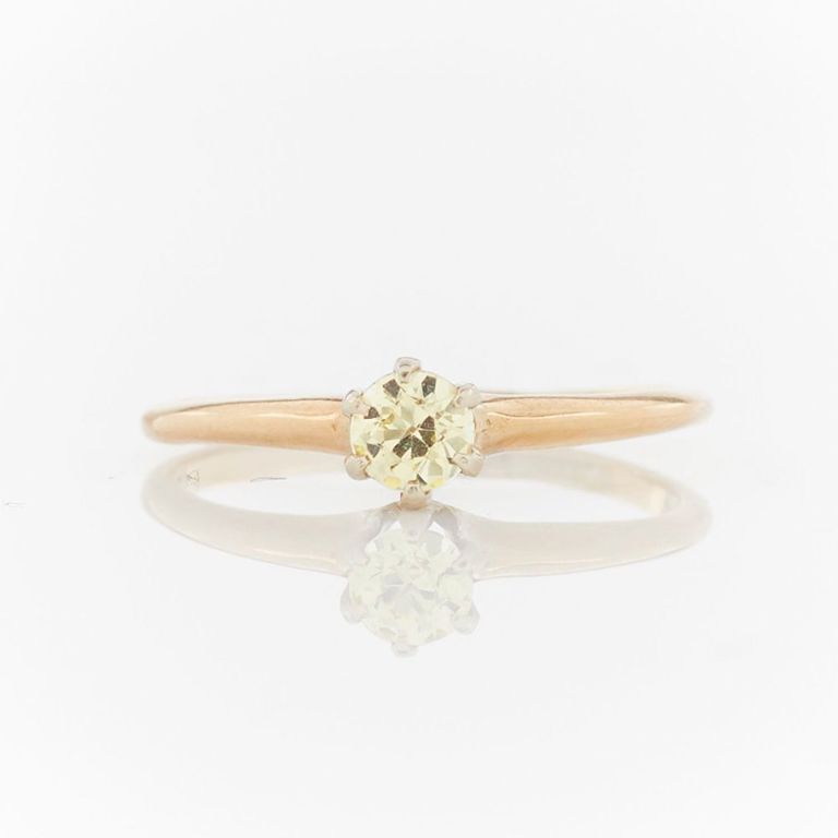 Ostby Barton 14k Yellow Gold & Diamond Ring