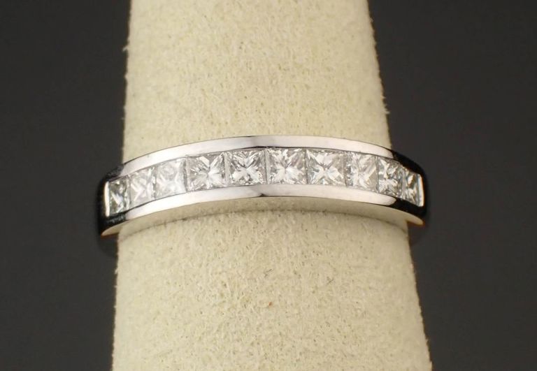 Platinum diamond anniversary band