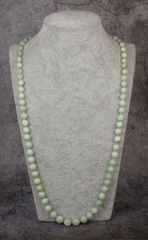 Jade bangle and necklace
