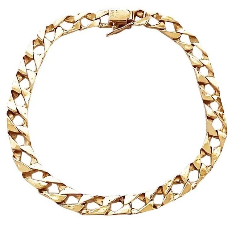 14k gold chain bracelet