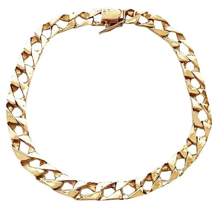 14k gold chain bracelet