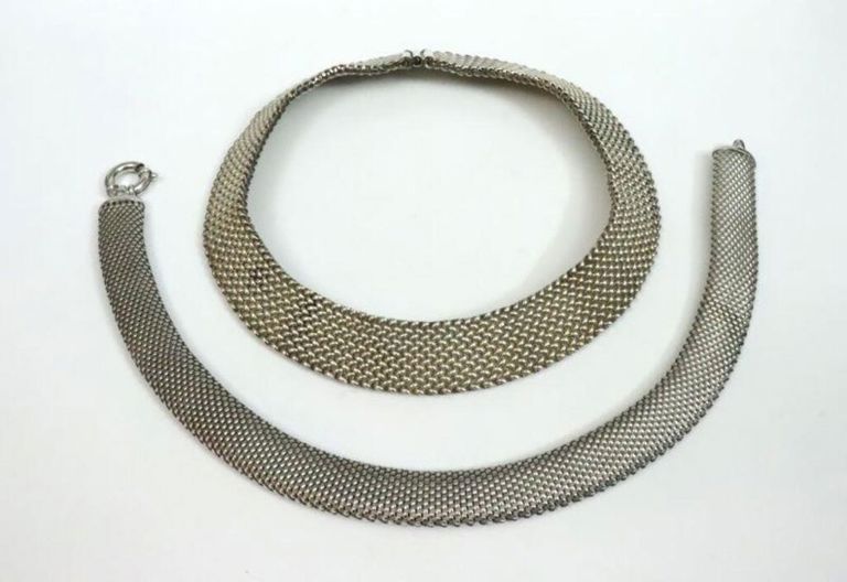 Italian sterling silver chokers