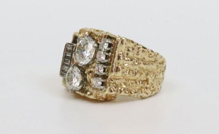 Gents diamond ring, 2.90 ct