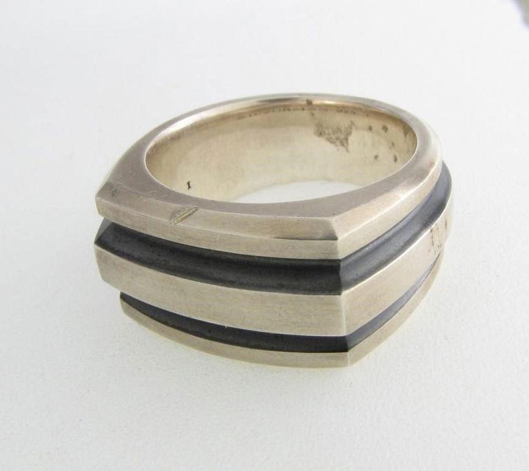 David Yurman sterling silver gent's ring