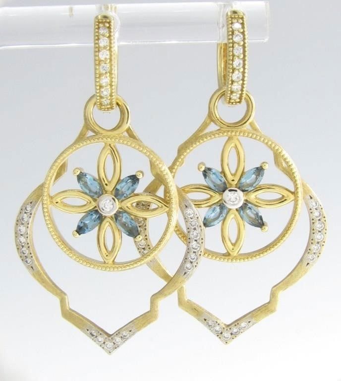 Jude Frances 18k yellow gold earring