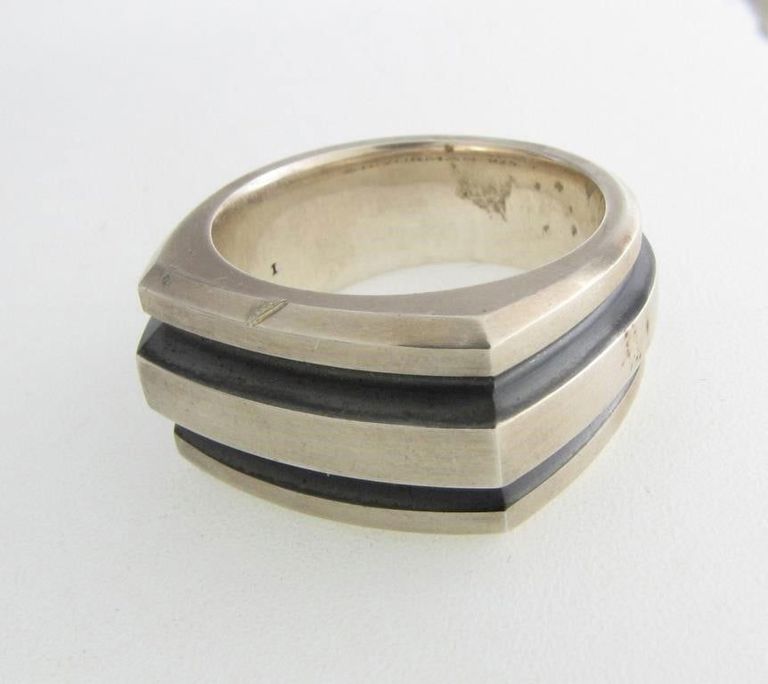 David Yurman sterling silver gent's ring