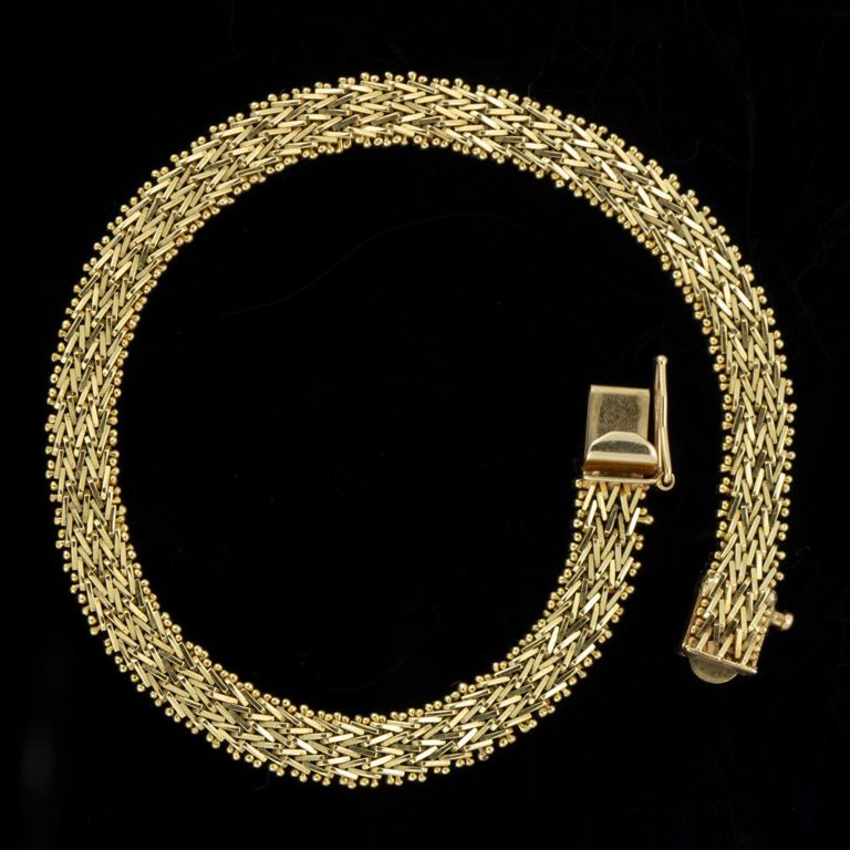 Vintage 14k Yellow Gold Bracelet