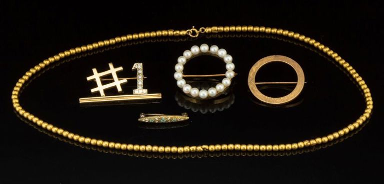 Vintage 10k and 14k Gold Jewelry