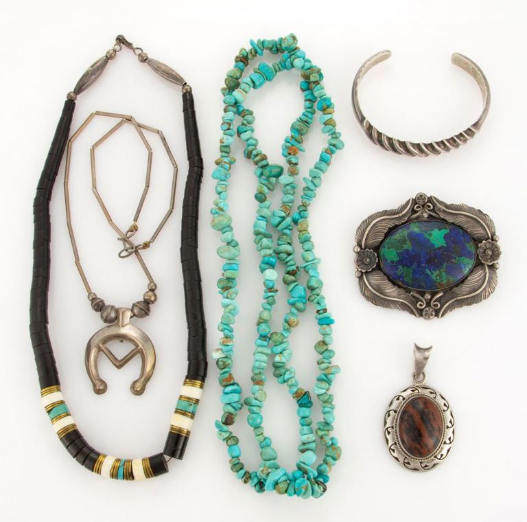 Native American / Southwestern-style Sterling Silver and Other Jewelry