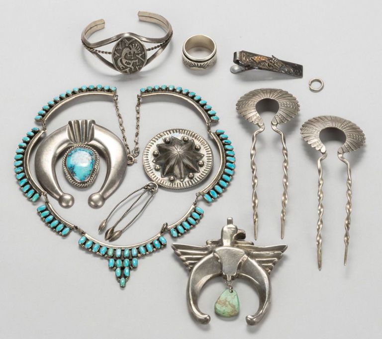 Native American / Southwestern-style Silver-type and Mexican Sterling Jewelry