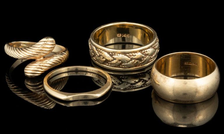 Vintage 14k and 10-14k Yellow Gold Rings