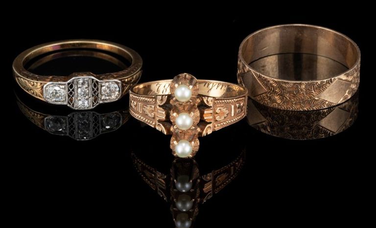Victorian / Antique 14k / 10-14k Gold Rings