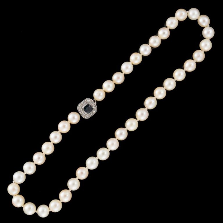 Antique / Vintage Pearl Choker Necklace