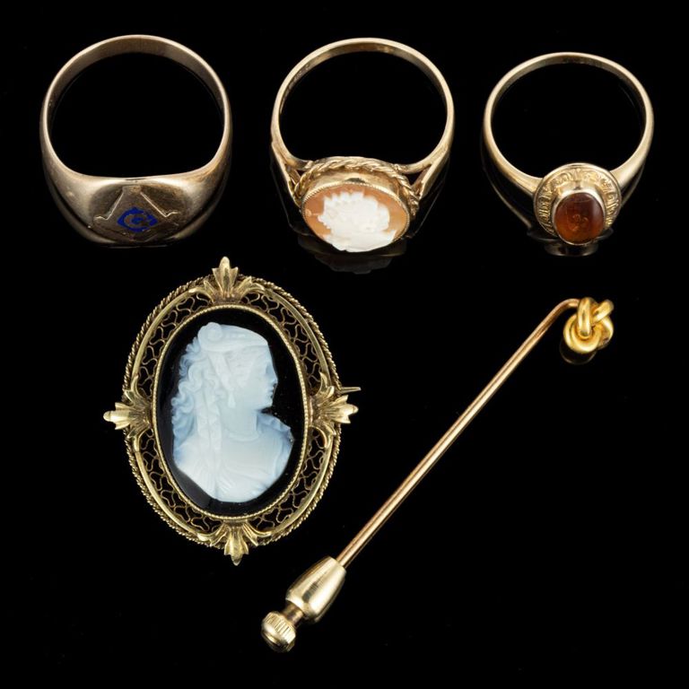 Antique / Vintage 14k and Other Yellow Gold Jewelry