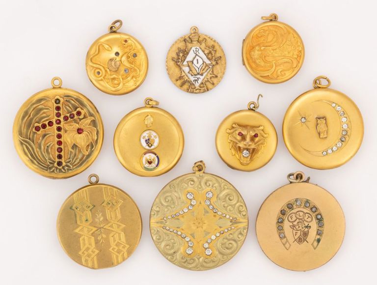 Knights of Pythias Fraternal Lockets