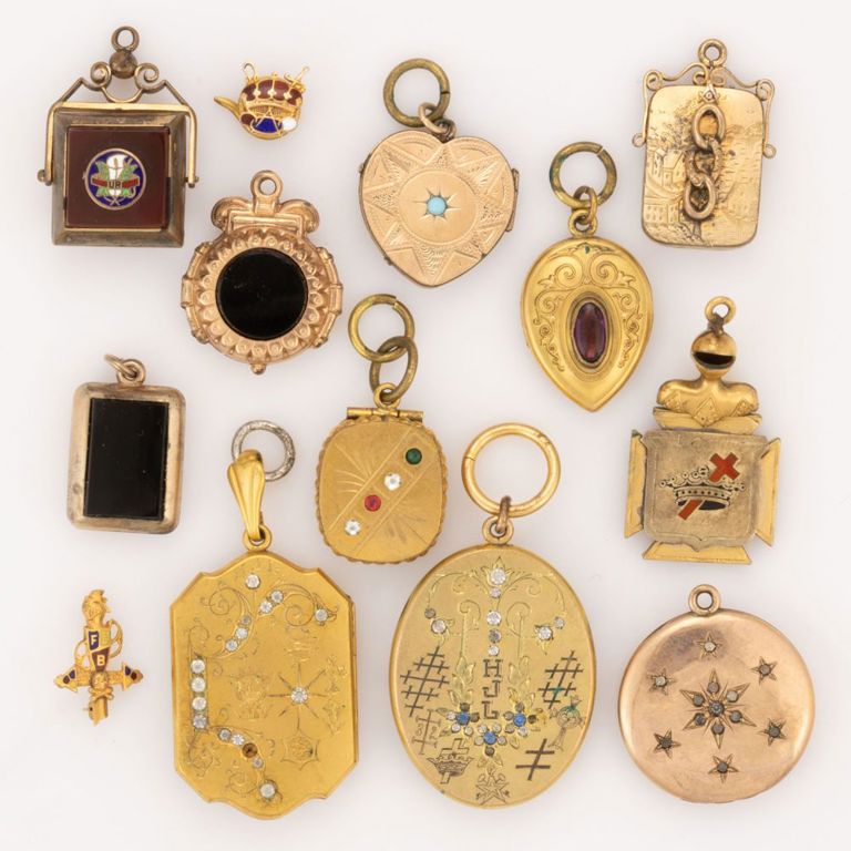 Knights of Pythias Fraternal Lockets