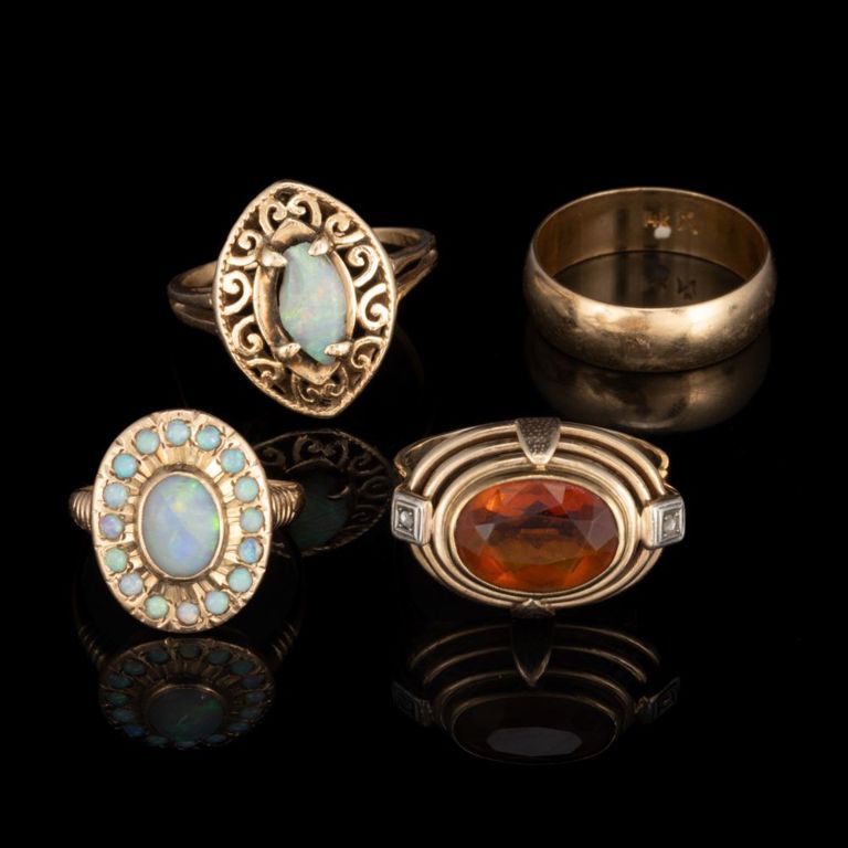 Antique / Vintage 10k and 14k Yellow Gold Rings