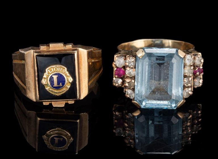 Vintage 10k and 18k Yellow Gold Rings