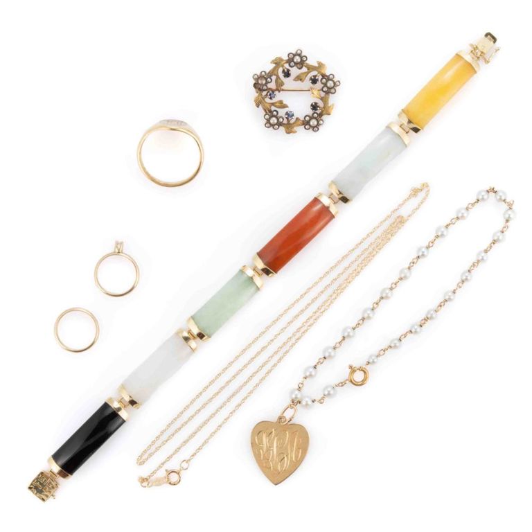 Vintage / Contemporary 10k and 14k Yellow Gold Jewelry