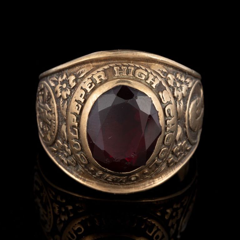 Vintage Virginia Culpeper High School 10k Yellow Gold Men's Class Ring