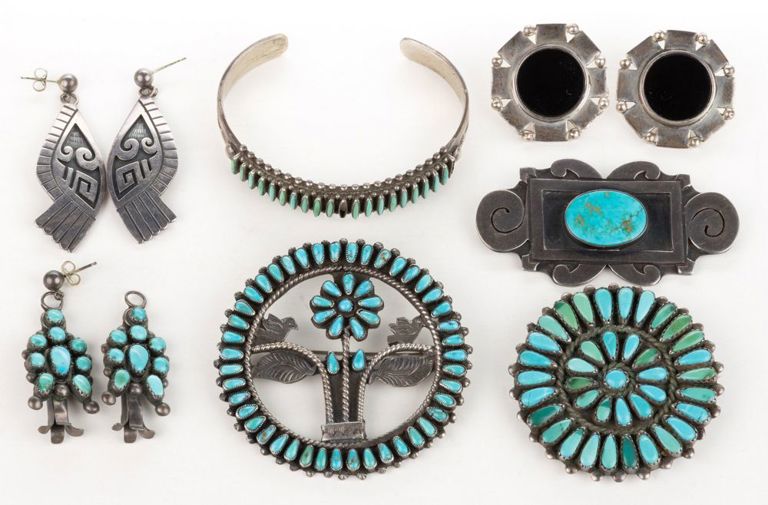 Native American / Southwestern and Mexican Silver Jewelry