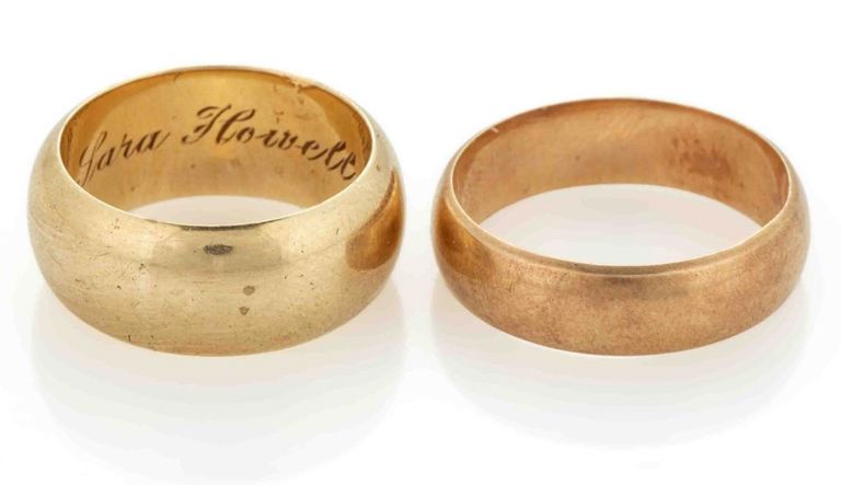 Antique / Vintage 14k and 14-18k Gold Band Rings