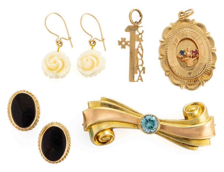 Vintage / Contemporary 10k and 14k Yellow Gold Jewelry