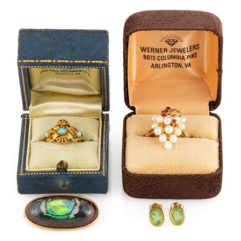 Vintage / Contemporary 14k and Other Yellow Gold Jewelry