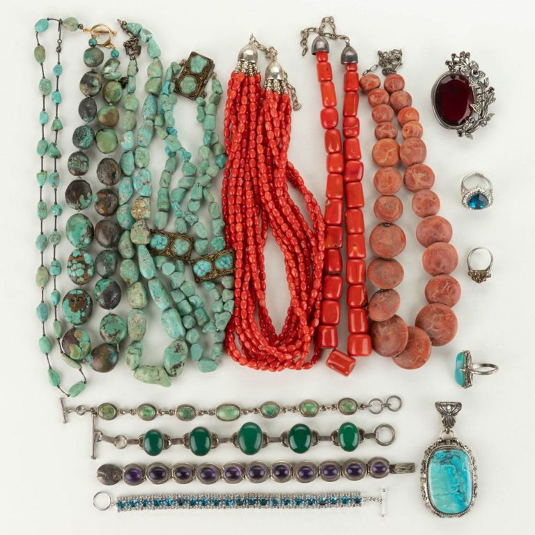 Vintage / Contemporary Southwestern-style and Assorted Sterling Silver