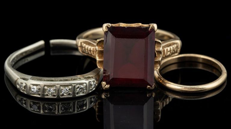 Vintage 10k and 14k gold rings